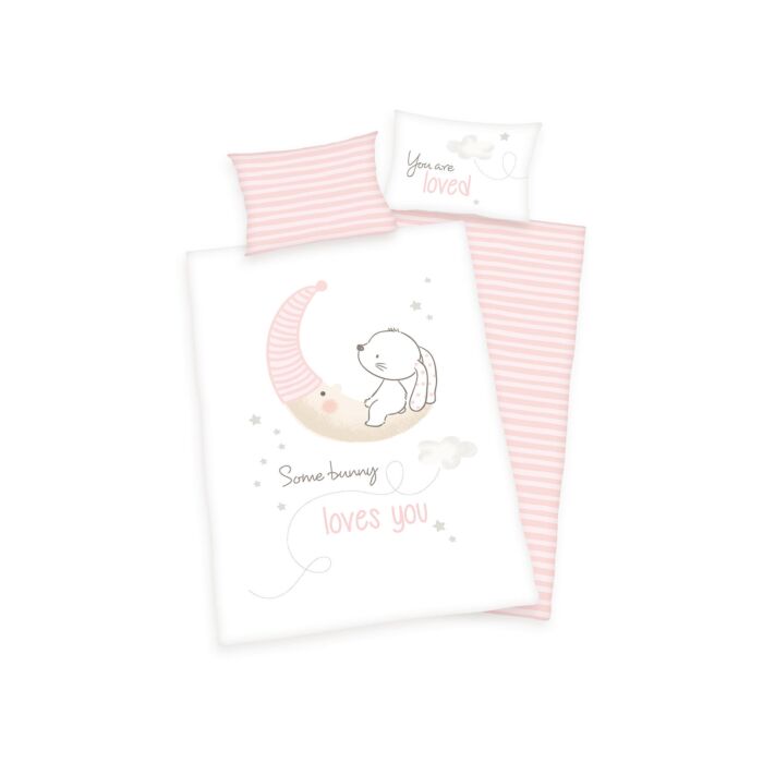 Parure de lit motif lapin main product photo