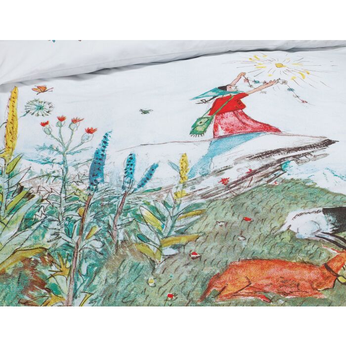 Parure de lit «Flurina» sur prairie printanière