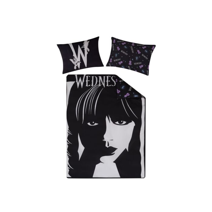 Garnitur Addams Family mit Wednesday Addams