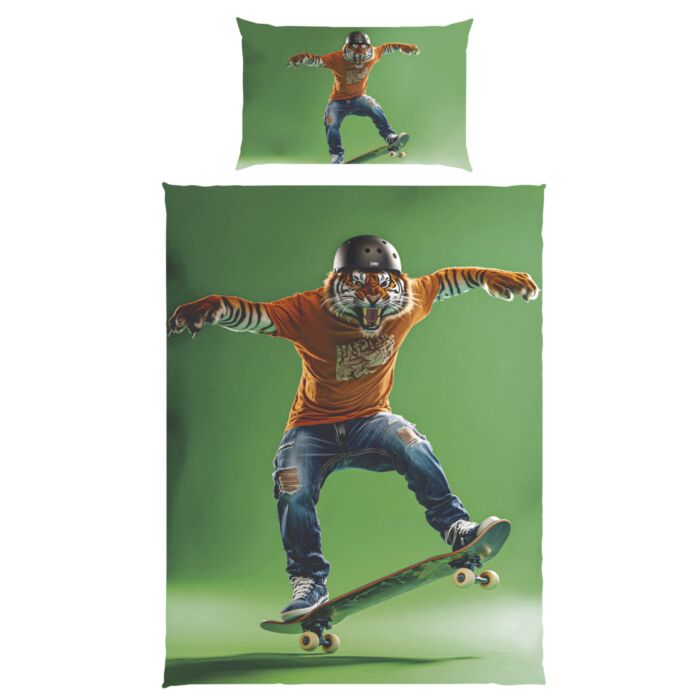 Linge de lit au motif skate
