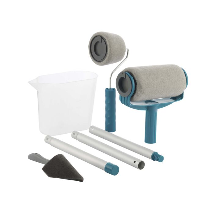 InnovaGoods Tropfsichere Farbrolle, 5-teilliger Set, blau main product photo