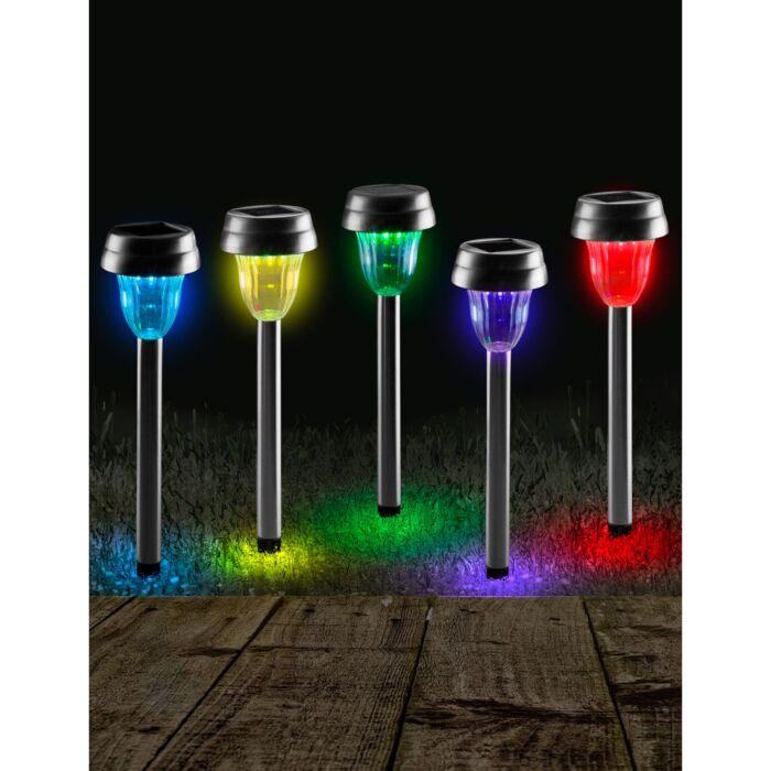 Solarlampen LED «Multicolor», 10 Stück