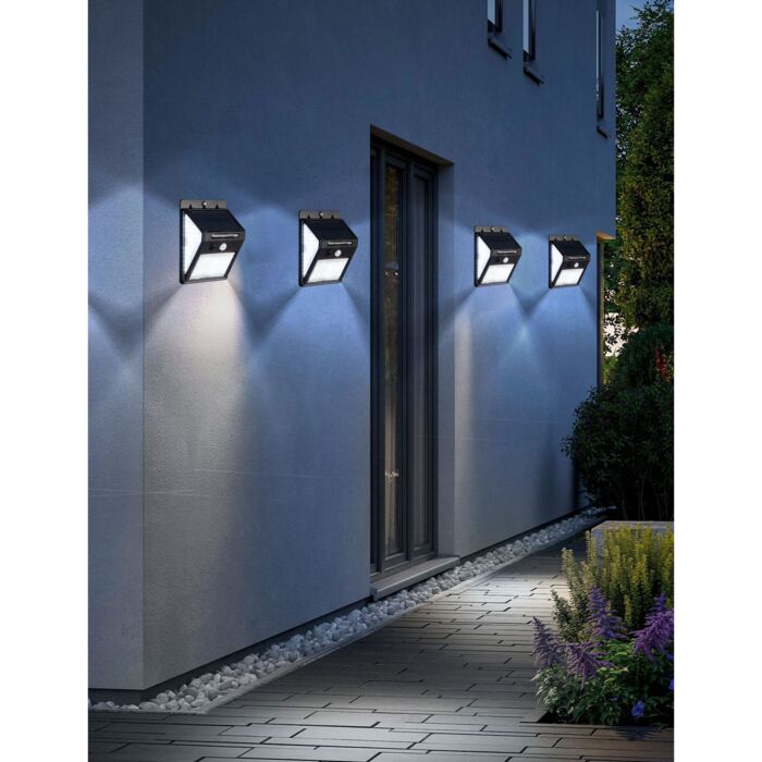 Lampes de sécurité, 150 LED, set de 5