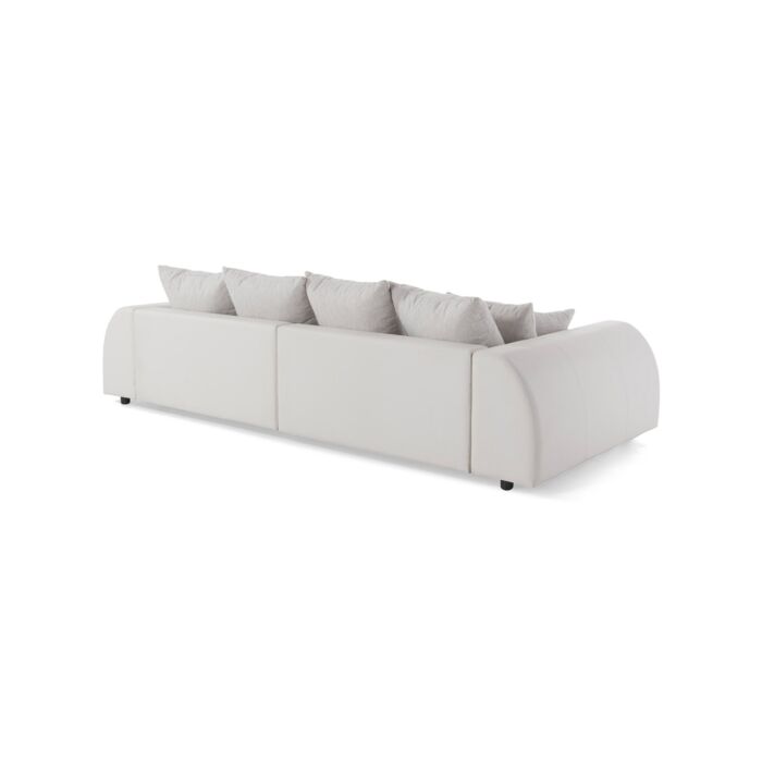 ROPEZ Sofa «Nessy», L 310 x H 80 x T 140 cm, weiss/grau