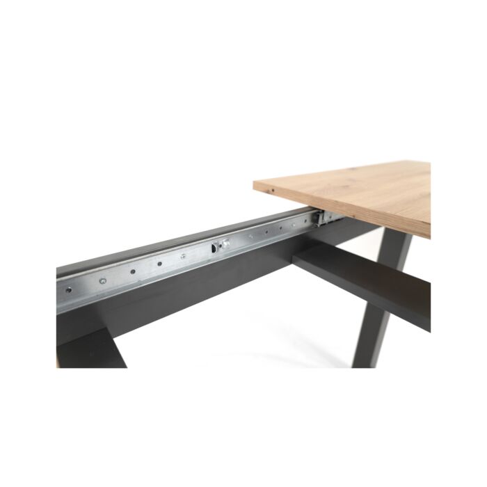 Table «Avant», Lo 160 x La 90 x H 76 cm, décor bois/blanc