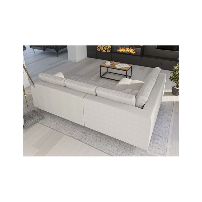 ROPEZ Ecksofa «Ario», Ottomane, fix links, 231 x 161 x H 81 cm