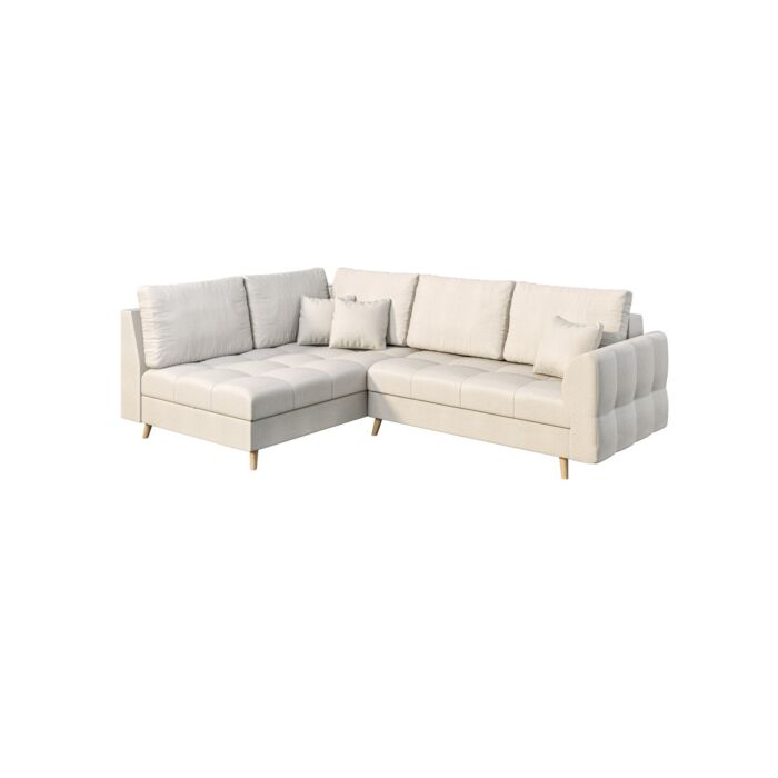 ROPEZ Ecksofa «Ario», Ottomane, fix links, 231 x 161 x H 81 cm