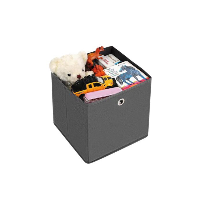 Aufbewahrungsbox aus Vlies, grau