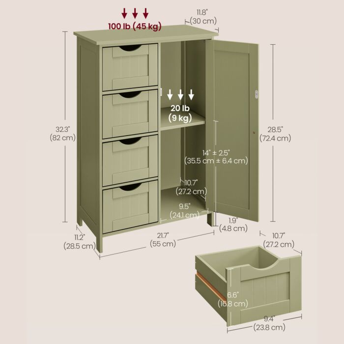 VASAGLE Rangement «Nino»