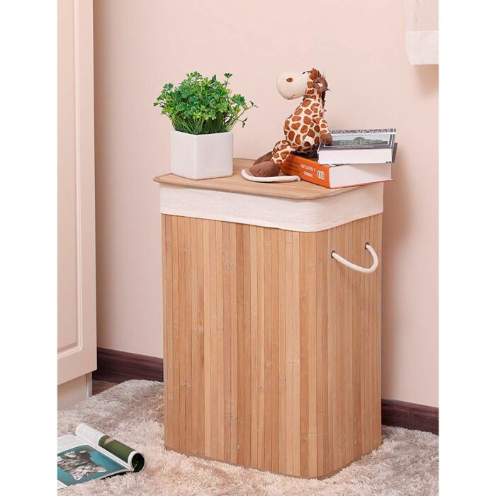 SONGMICS Wäschekorb «Bambus», 72 l