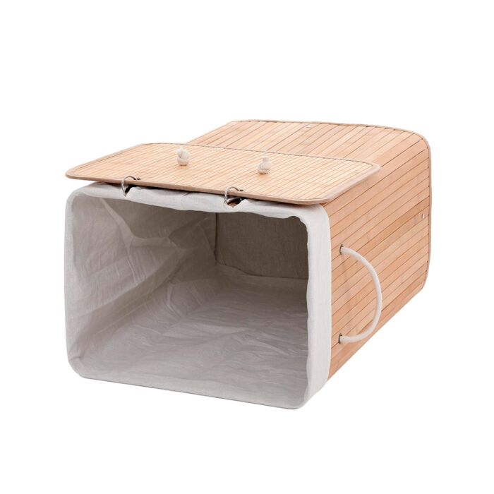 SONGMICS Wäschekorb «Bambus», 72 l