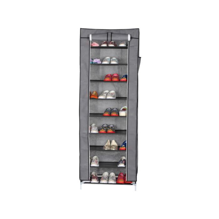 Armoire à chaussures pour 27 paires env., noir