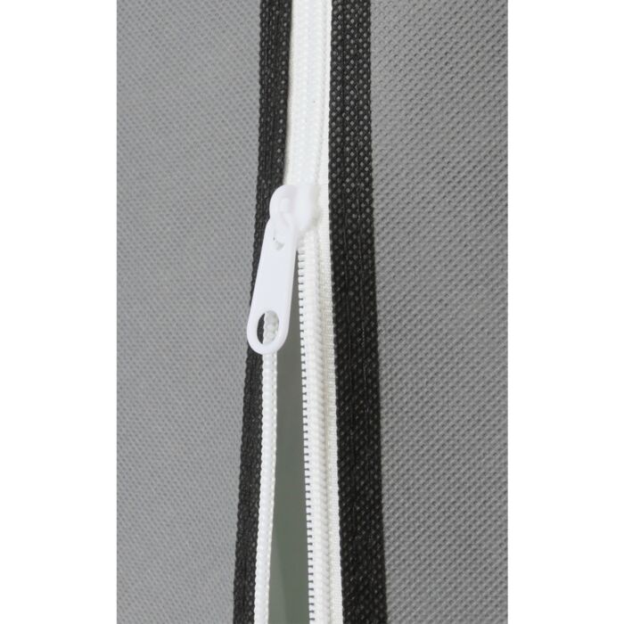 Kleiderschrank aus Vlies, B 90 cm, grau