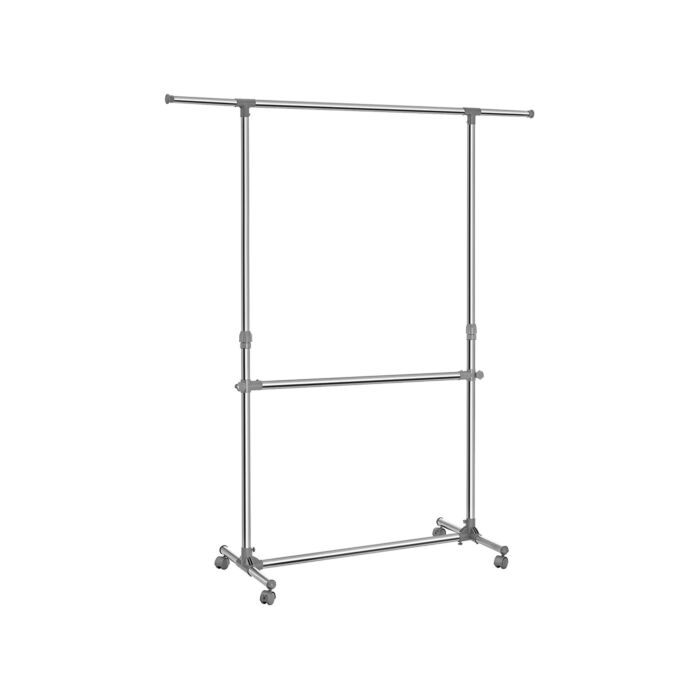 SONGMICS Hoher Kleiderständer, 2-stufig, verstellbar