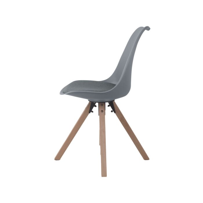 Chaises «Venus», set de 4, anthracite