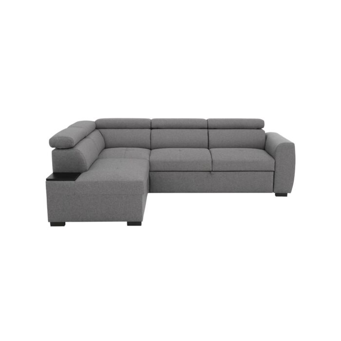 Schlaf-Ecksofa «Kayli», 245 x 184 cm, hellgrau main product photo
