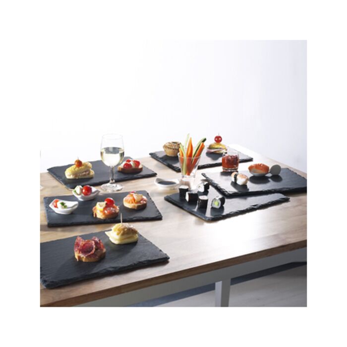 Plats en ardoise, 6 pièces