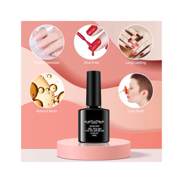 Set de Nail Art «Nail UV kit», 78 accessoires, avec lampe UV