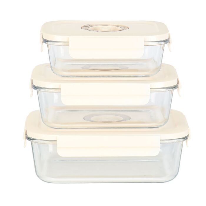 Sous-Vide-Aufbewahrungsboxen 3er Set mit Pumpe