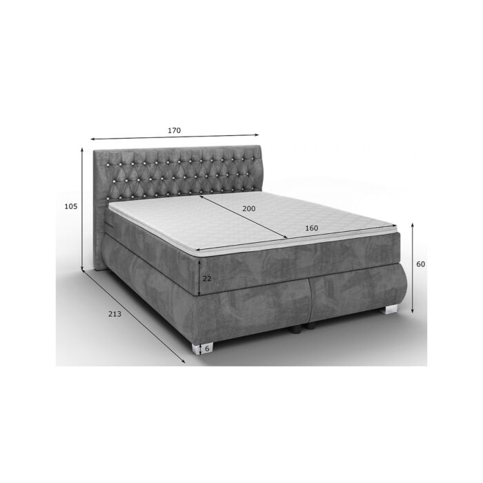 Boxspringbett Tango 160x200 cm