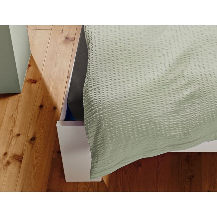 Linge de lit Satin-Seersucker uni
