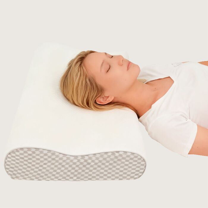 Komfort-Nackenstützkissen SleepWave für Rücken- und Seitenschläfer