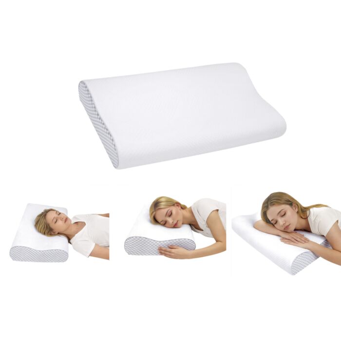 Komfort-Nackenstützkissen SleepWave für Rücken- und Seitenschläfer