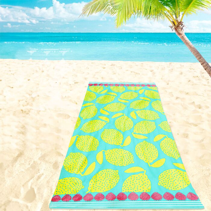 Strandtuch Zitronen main product photo