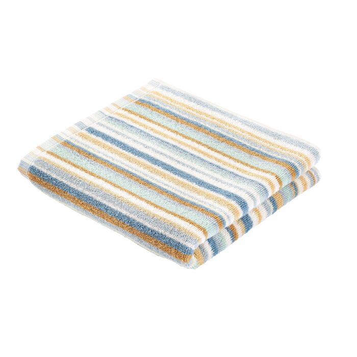 Linge de bain avec un motif de rayures élégant