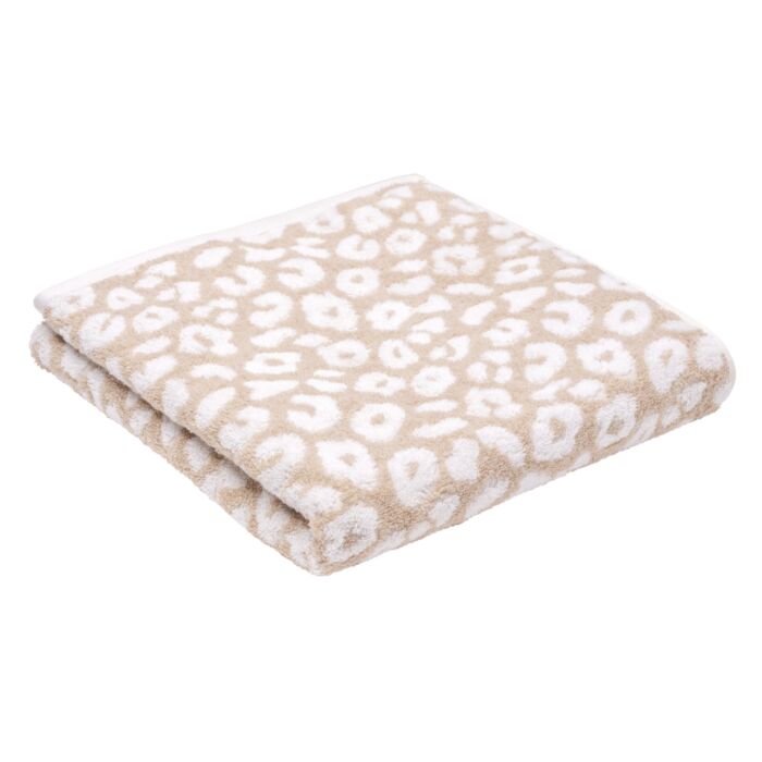 Linge éponge au design animal chic