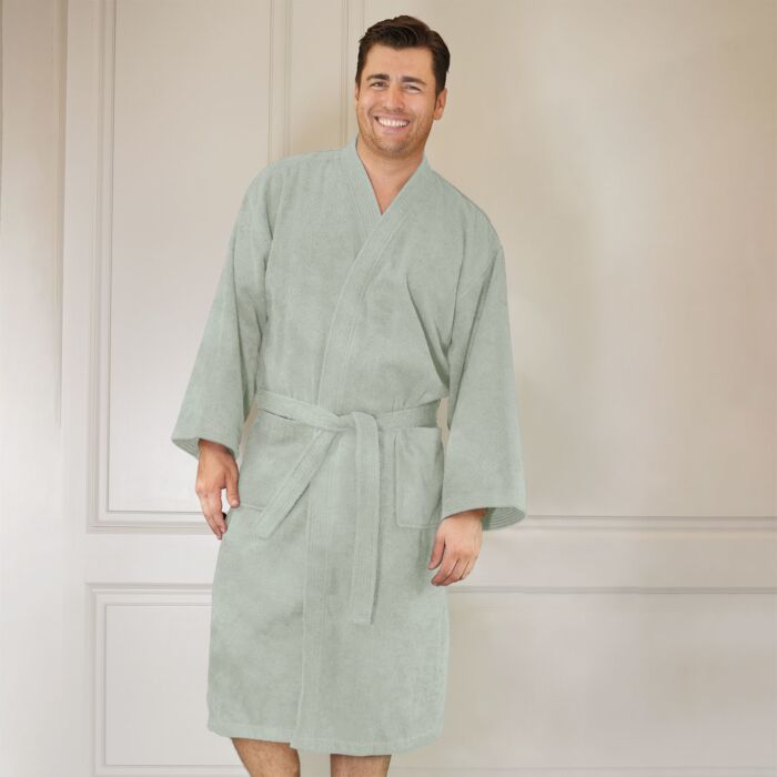 Flauschiger Bademantel, mit Taschen