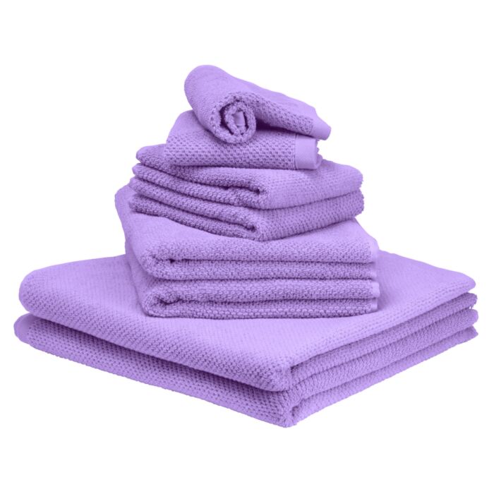Linge éponge « Alina », tissé jacquard, moelleux et absorbant