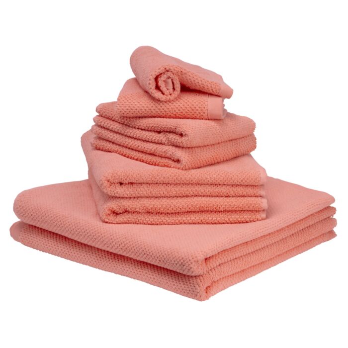 Linge éponge « Alina », tissé jacquard, moelleux et absorbant