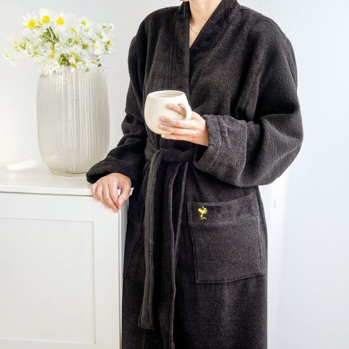 Peignoir unisexe PEANUTS « Woodstock », avec broderie main product photo