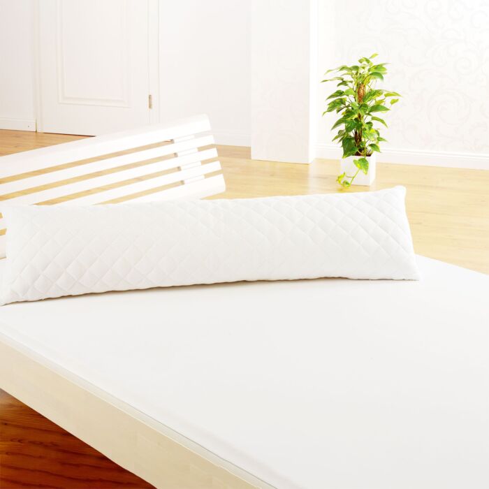 Coussin pour dormir sur le côté avec housse en jersey, lavable à 95°