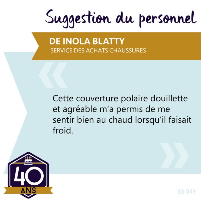 Couvertures douillettes en fibre polaire