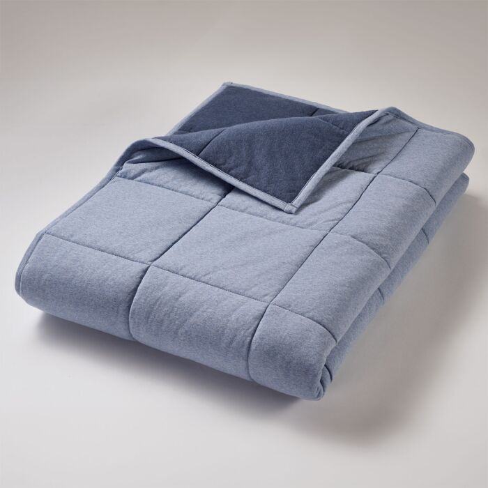 Jersey-Mélange Steppdecke