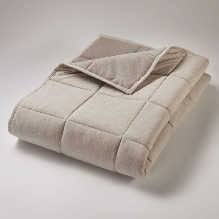 Jersey-Mélange Steppdecke