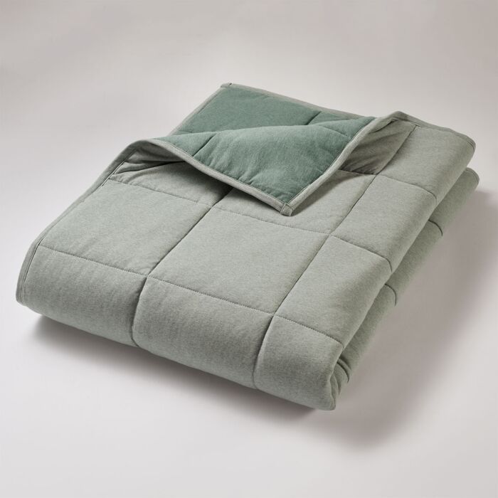 Jersey-Mélange Steppdecke