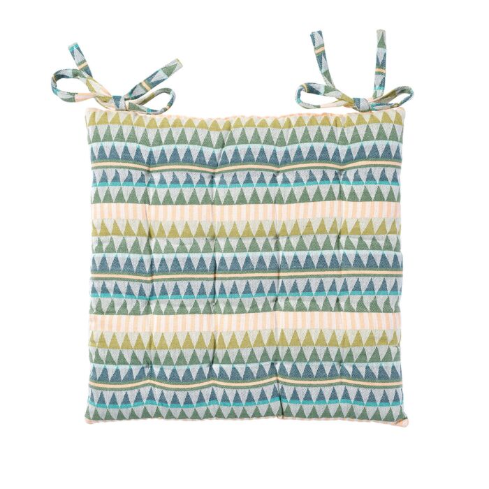 Coussin de siège design géométrique