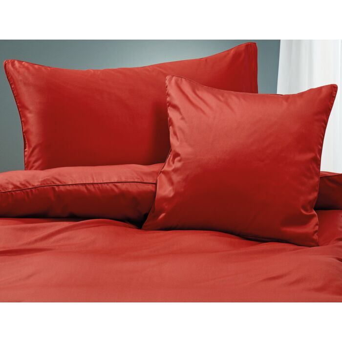Satin Bettwäsche mit Biese