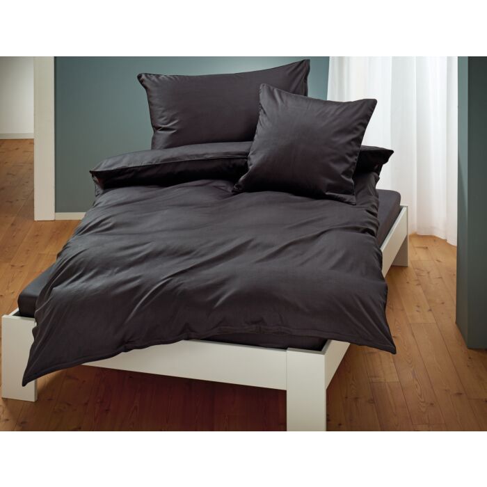 Satin Bettwäsche mit Biese