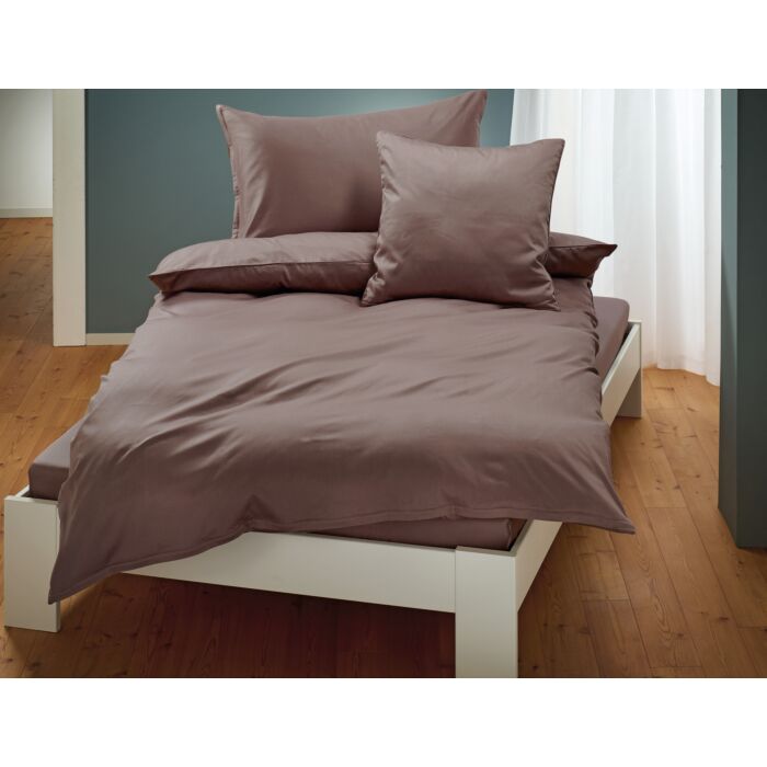 Satin Bettwäsche mit Biese