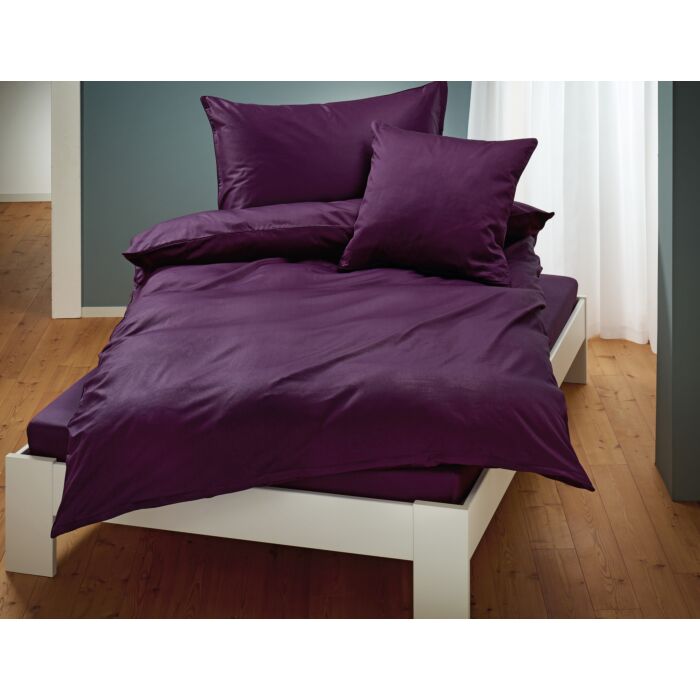 Satin Bettwäsche mit Biese