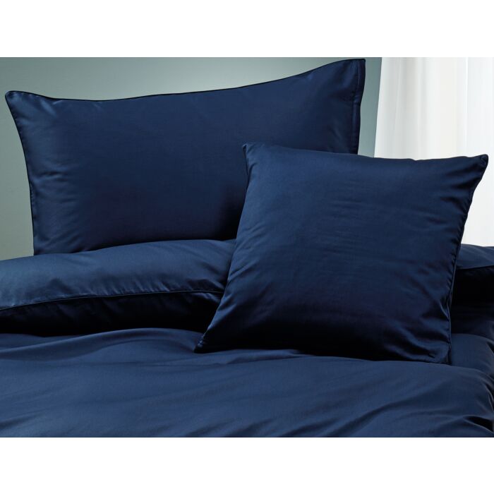 Satin Bettwäsche mit Biese
