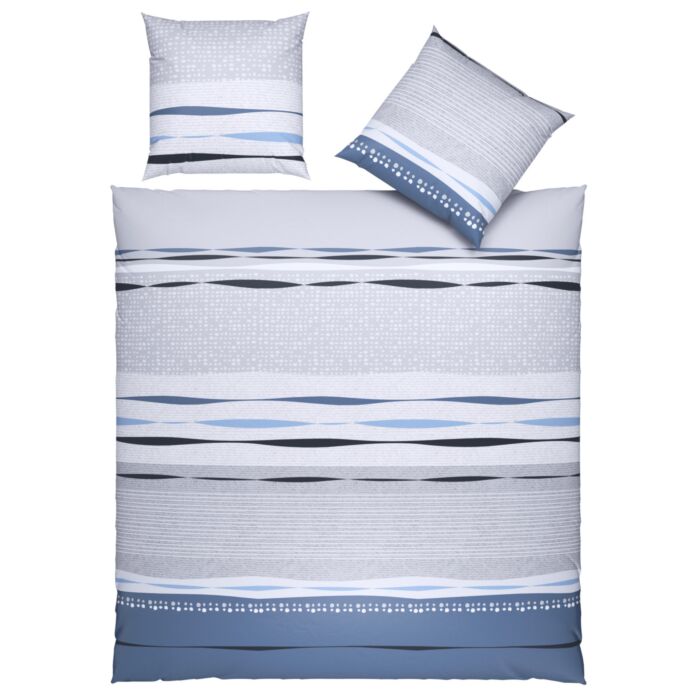 Linge de lit à motifs graphiques