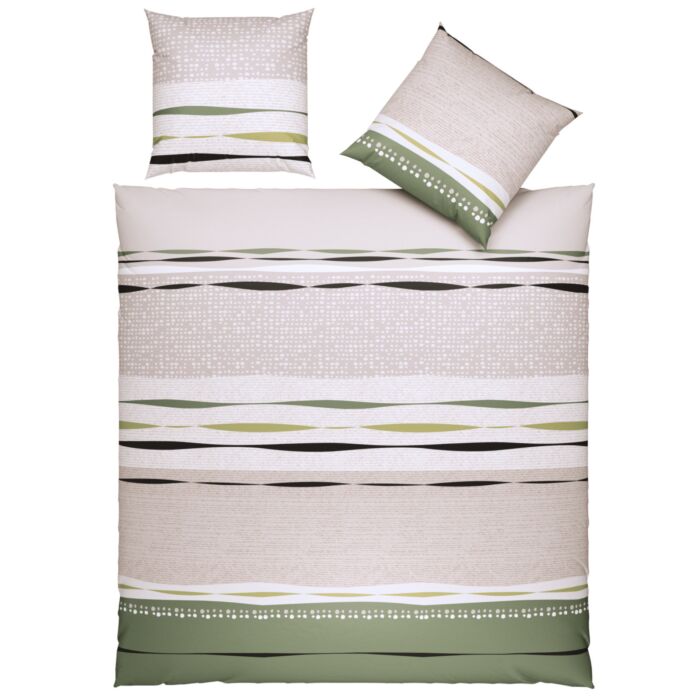 Linge de lit à motifs graphiques