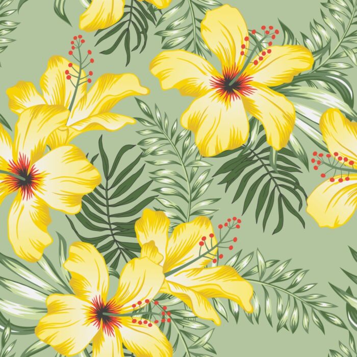 Linge de lit en seersucker, motif floral