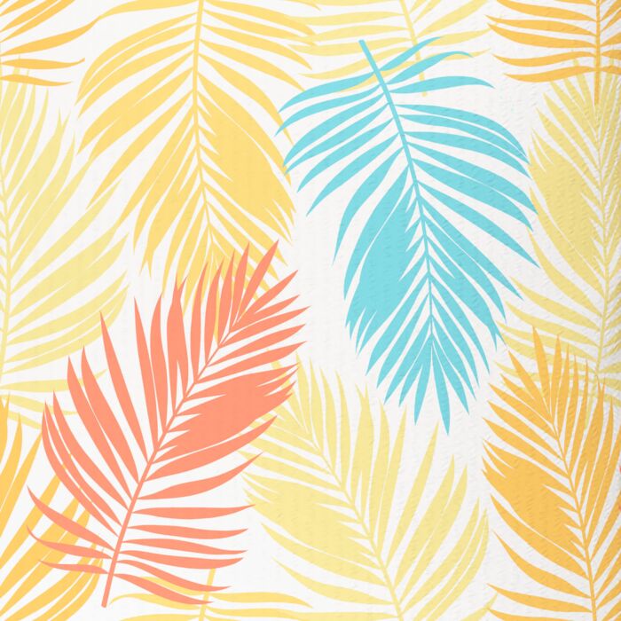 Parure de lit «Feuilles de palmier», sans repassage