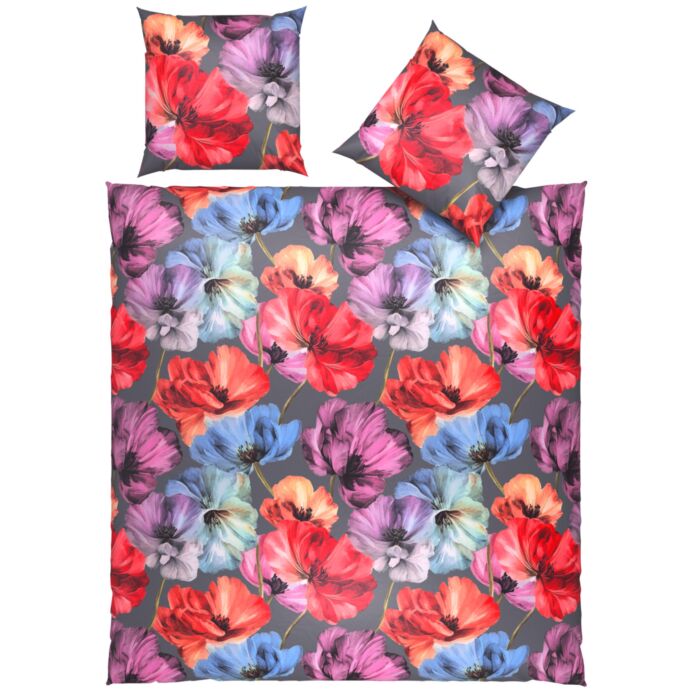 Linge de lit au motif floral moderne